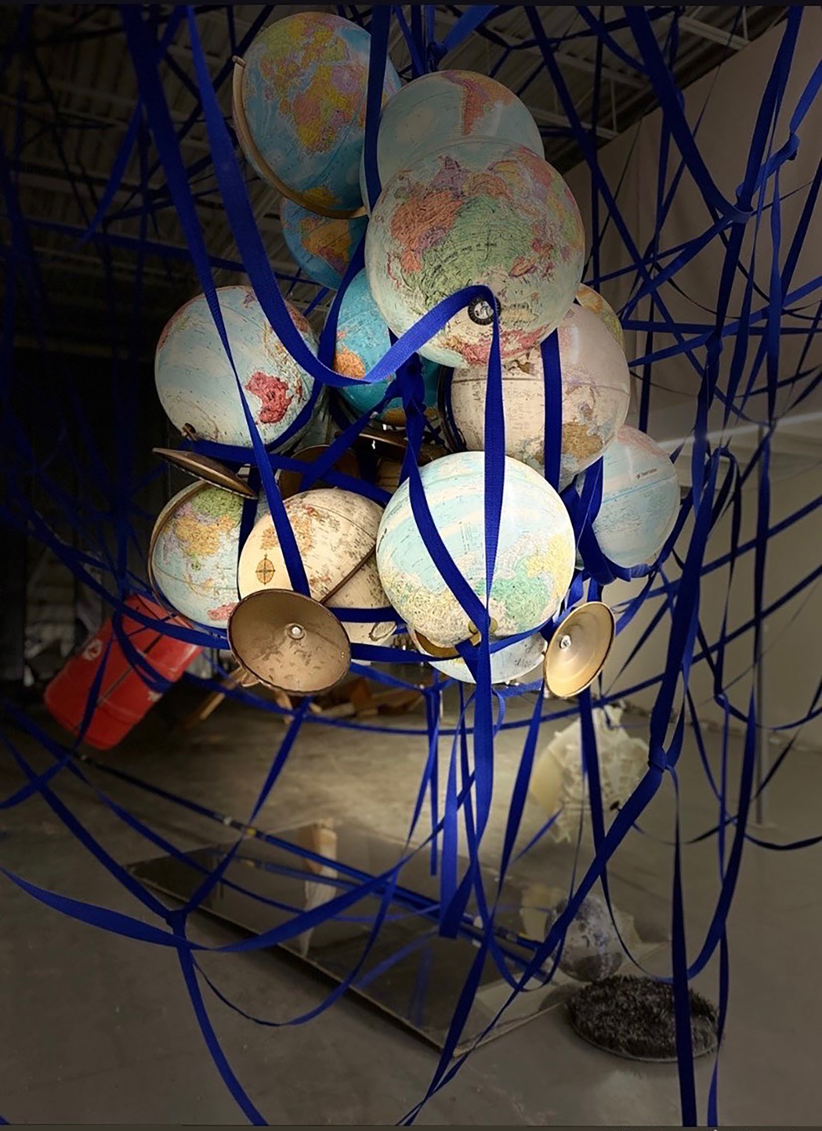 Global Globe, sculpture installation, 2020